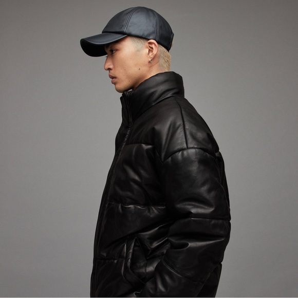 ALLSAINTS
Men’s Mercer Leather Puffer Jacket - Picture 13 of 16